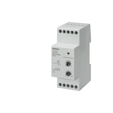 7LQ2001 SIEMENS TEMPER. CONTROLLER FOR 230 V AC SETTING RANGE -30/+30 C, 2 TE CONTACT 230 V AC 16 A WITH TEM..