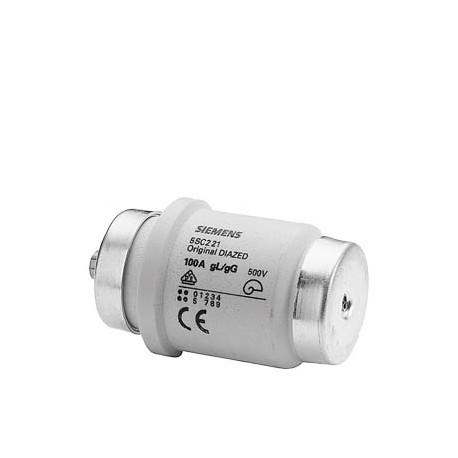 5SC211 SIEMENS cartuccia fusibile DIAZED 500 V per protezione di cavi e conduttori gG, grandezza DIVH, R1 1/..