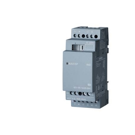 6ED1055-1MA00-0BA2 SIEMENS LOGO! AM2 Erweiterungsmodul, SV/: DC 12/24V, 2 AE, 0-10V oder 0/4-20mA für LOGO! 8