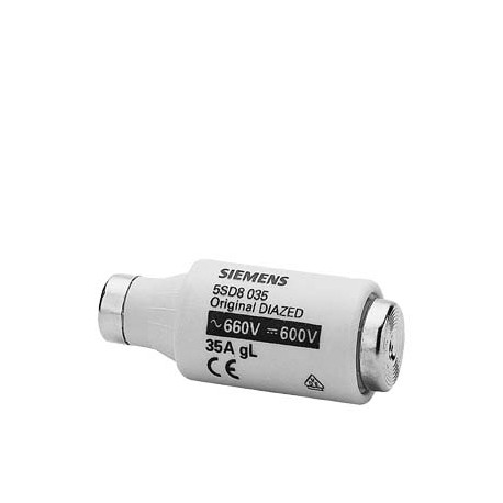 5SD8035 SIEMENS cartuccia fusibile DIAZED 690 V per protezione di cavi e conduttori classe di impiego gG gra..