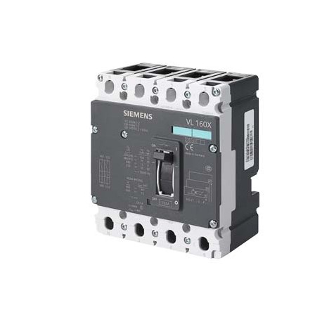 3VL1705-2EA46-0AA0 SIEMENS Interruptor automático VL160X H capacidad de maniobra alta Icu 70 kA, 415V AC 4 p..