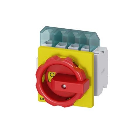 3LD2103-2EP53 SIEMENS SENTRON, sezionatore sottocarico 3LD, interruttore di arresto di emergenza, 4- poli, I..