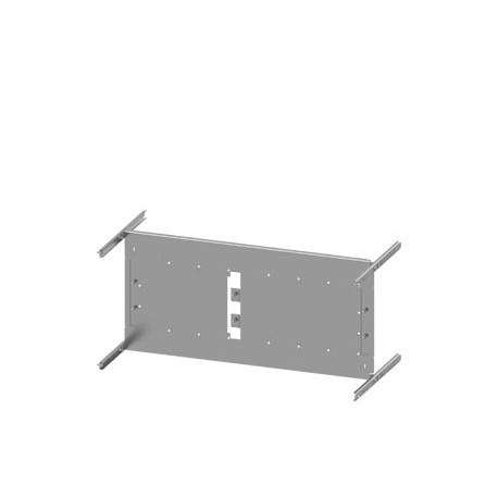 8PQ6000-8BA40 SIEMENS SIVACON S4, piastra di montaggio 3VA10 (100A), a 3 poli, posizione di montaggio strutt..