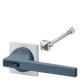 8UC7410-1BF SIEMENS Manette 8UC7 avec plastron organe de commande gris foncé/bleu vert Basic plastron gris c..