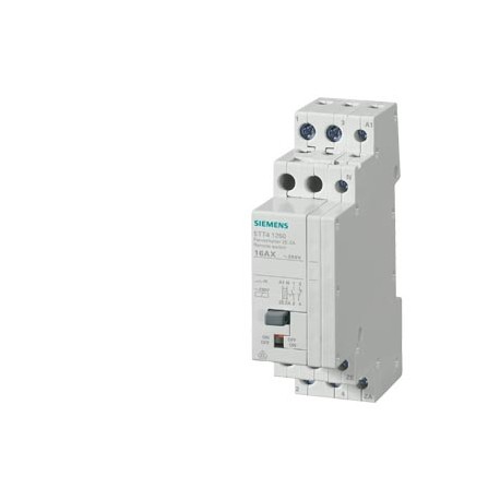 5TT4125-0 SIEMENS Remote control switch with 1 NO contact, and 1 NC with central ON/OFF function Contact for..