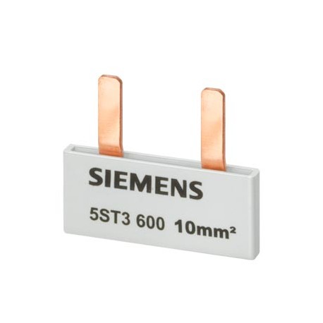 5ST3603 SIEMENS sbarra di collegamento a punte, 10 mm2 collegamento: 2 x (monofase+blocchetto di contatti au..