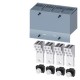 3VA9264-0JF60 SIEMENS morsetto di collegamento per conduttore tondo 6 conduttori, 4 pezzi Accessori per: uni..