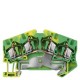 8WH2504-0CG07 SIEMENS PE TERMINAL WITH SPRING CONNECTION, COMPACT DESIGN, 4 CONNECT. POINTS SECTION: 0.08 4 ..