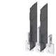 3VA9253-0QD00 SIEMENS attacco a sbarra anteriore a sviluppo verticale, 3 pezzi Accessori per: 3VA1 250