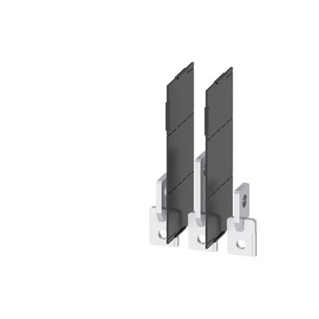 3VA9253-0QD00 SIEMENS attacco a sbarra anteriore a sviluppo verticale, 3 pezzi Accessori per: 3VA1 250