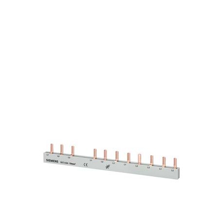 5ST3624 SIEMENS sbarra di collegamento a punte, 10 mm2 collegamento: trifase/N+ 8x fase protetto contro i co..