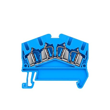 8WH2504-0AF01 SIEMENS morsetto, morsetti a molla, 4 punti di collegamento, morsetto passante, 2,5mm², blu