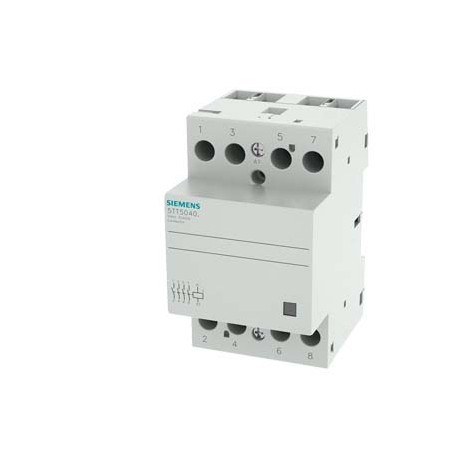 5TT5840-2 SIEMENS contattore INSTA con 4 contatti NO contatto per AC 230V, 400V 40A comando in AC 24V