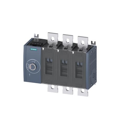 3KD4834-0QE10-0 SIEMENS interrupteur-sectionneur 800A, Taille 4, 3 pôles Entraînement latéral à gauche appar..