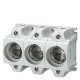 5SF5068 SIEMENS base portafusibili DIAZED grandezza DII plastica, a 3 poli protetto da contatti accidentali ..