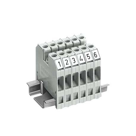 8WA1741-2X SIEMENS BORNIER 6 POINTS AVEC REPERAGE 1 A 6