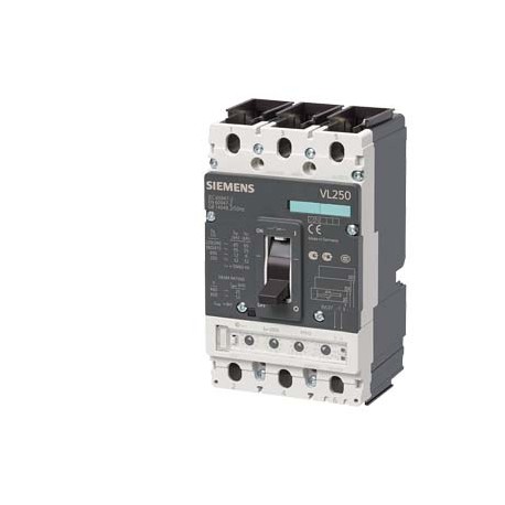 3VL3725-3MP33-0AA0 SIEMENS Interruptor automático VL250L capacidad de maniobra muy alta Icu 100kA, 415V AC 3..