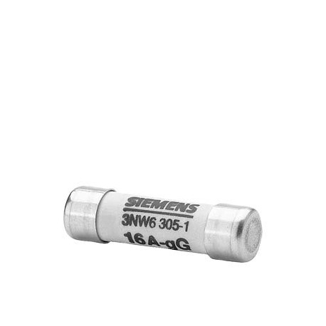 3NW6305-1 SIEMENS SENTRON, cartucho fusible cilíndrico, 8x32 mm, 16 A, gG, Un AC: 400 V