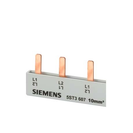 5ST3640 SIEMENS sbarra di collegamento a punte, 16mm2 collegamento: 2 x (bifase+blocchetto di contatti ausil..