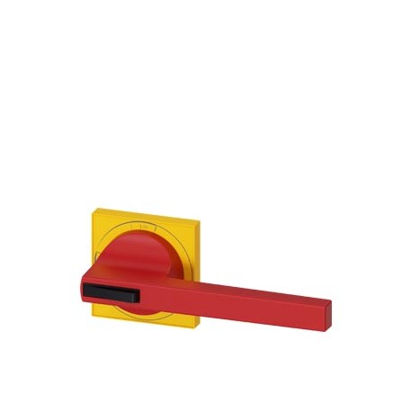 3KD9515-4 SIEMENS Accessory for 3KD size 5 door-coupling rotary operating mechanism Handle, yellow/red witho..