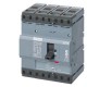 3VT1705-2EA46-0AA0 SIEMENS Interruptor automático 3VT1 poder de corte estándar Icu 25kA, 415V AC 4 polos, pr..