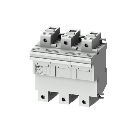 3NW7231 SIEMENS SENTRON, portafusibili per cartucce cilindriche, 22x58 mm, a 3 poli, In: 100 A, Un AC: 690 V