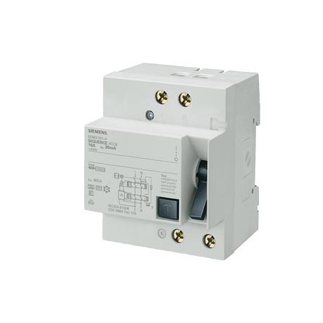 5SM3322-4KK14 SIEMENS DIFF. 2P 25A 30MA TIPO B+ 4UM