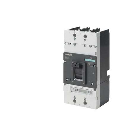 3VL4740-3UH36-0AA0 SIEMENS Interruptor automático VL400L capacidad de maniobra muy alta Icu 100kA, 415V AC 3..