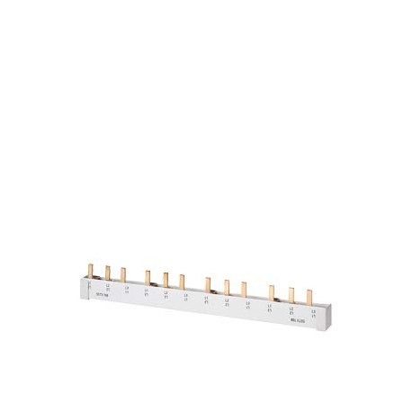 5ST3712 SIEMENS Pin busbar touch-safe, 16 mm2 3-phase+AUX, 1016 mm long can be cut, without end caps