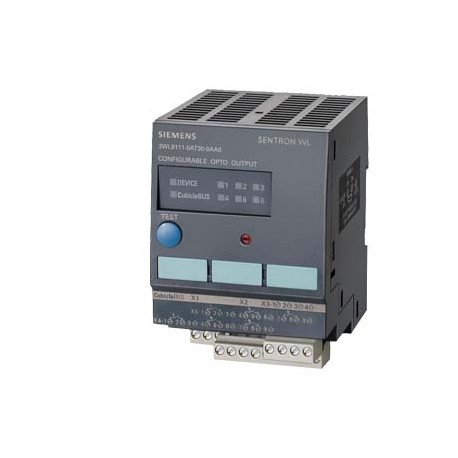 3WL9111-0AT20-0AA0 SIEMENS Accessoires pour disjoncteur 3WL, module de sortie TOR, configurable, sorties de ..