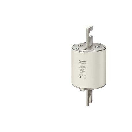 3NE3432-0C SIEMENS Cartuccia fusibile SITOR, con contatti a coltello intagliati, NH3, In: 400 A, aR, Un AC: ..