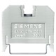 8WA1011-1BG24 SIEMENS Through-type terminal thermoplast Screw terminal on both sides Single terminal, black,..