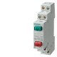 5TE4841 SIEMENS button, 1 NO+1 NC 20 A 2 keys red green, lamps 230 V