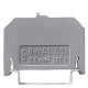 8WA1501 SIEMENS through-type terminal slitting Screw terminal on both sides 6mm, Sz. 2.5
