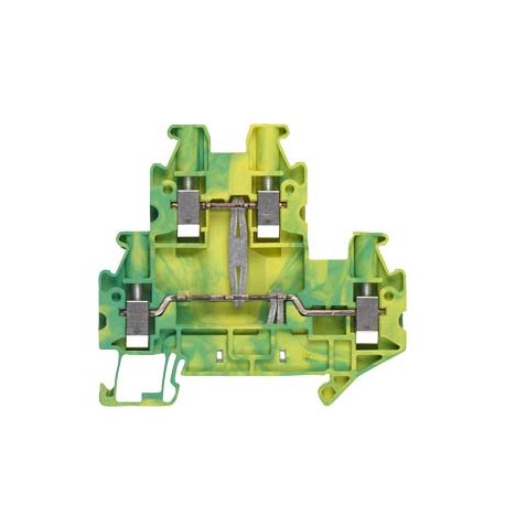 8WH1020-0CF07 SIEMENS morsetto, attacco a vite, a due piani, morsetto PE/PEN, 2,5mm², giallo-verde