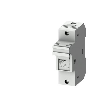 3NW7111 SIEMENS SENTRON, portafusibili per cartucce cilindriche, 14x51 mm, a 1 polo, In: 50 A, Un AC: 690 V