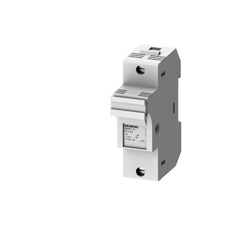 3NW7111 SIEMENS SENTRON, cylindrical fuse holder, 14x51 mm, 1-pole, In: 50 A, Un AC: 690 V