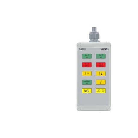 7LQ3356 SIEMENS TEST AND SIGNALLING TABLEAU FOR SWITCH MODULES HOSPITAL AC/DC 24V 50/60HZ, SURFACE MOUNTING
