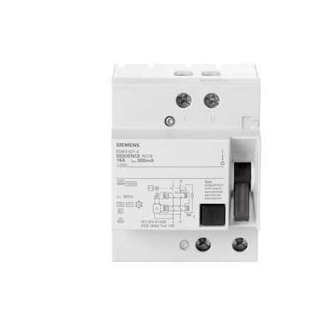 5SM3621-4 SIEMENS DIFF. 2P 16A 300MA TIPO B 4UM