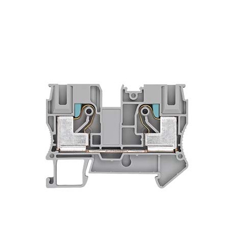 8WH6000-0AJ00 SIEMENS morsetto, con attacco ad innesto iPo, morsetto passante, 10mm², grigio