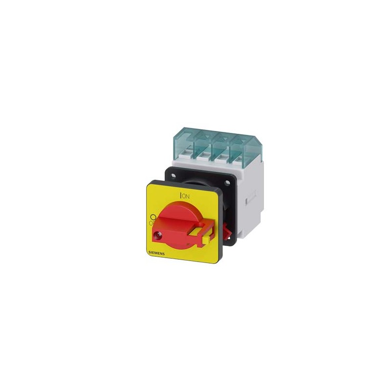 Siemens Sentron 5TL1363-0 Interruttore Di Spegnimento 63A 3 Poli - 400V 3 Moduli 35mm2