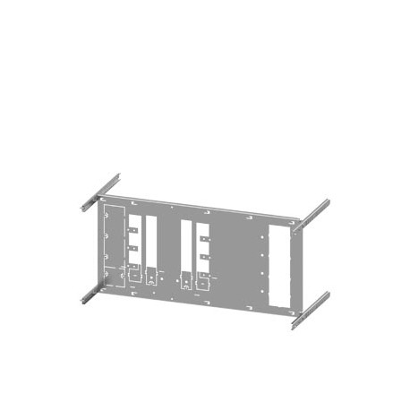 8PQ6000-4BA45 SIEMENS SIVACON S4, piastra di montaggio, 3VL5 fino a 630A, a 3 poli, a 4 poli, installazione ..