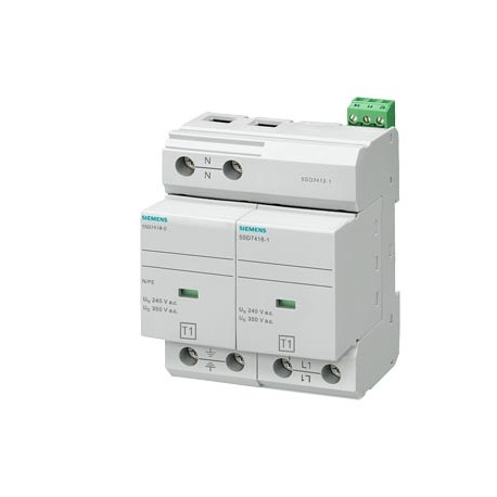 5SD7412-1 SIEMENS scaricatori di sovratensioni di origine atmosferica tipo 1 classe di requisiti B, UC 350V ..