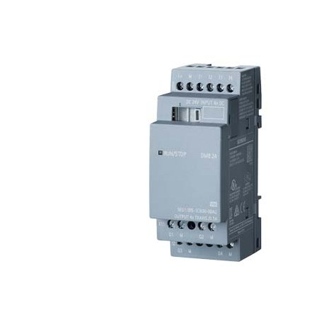 6ED1055-1CB00-0BA2 SIEMENS Module d'extension LOGO! DM8 24, alim./E/S: 24V/24V/trans., 4 ENTRÉES TOR/4 SORTI..