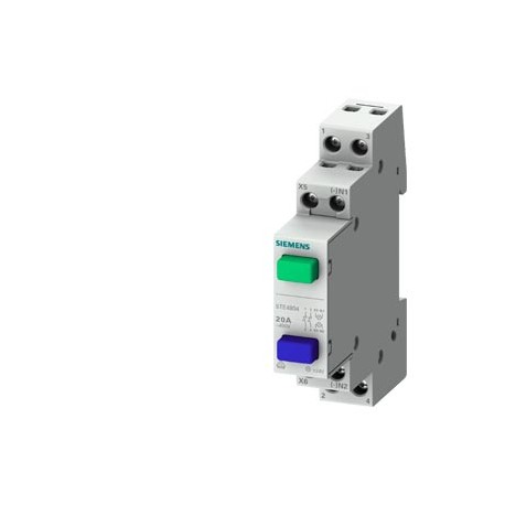 5TE4800 SIEMENS button, 1 NO/1 NC 20 A 1 key gray without latching function
