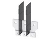 3VA9253-0QC00 SIEMENS attacco a sbarra divaricato sul lato frontale 3 pezzi Accessori per: 3VA1 250