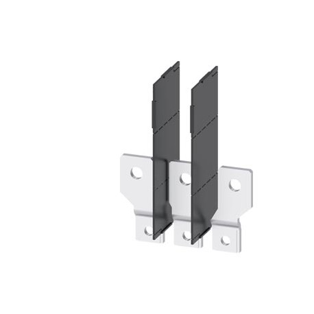 3VA9253-0QC00 SIEMENS attacco a sbarra divaricato sul lato frontale 3 pezzi Accessori per: 3VA1 250