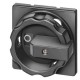 3LD9284-1B SIEMENS rotary operating mechanism, actuating lever black, for four-hole Front mounting, accessor..