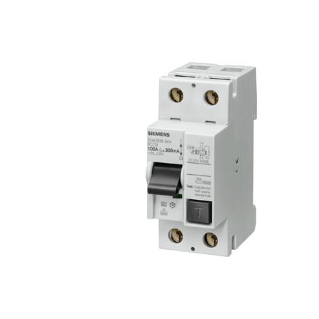 5SM3615-6KK SIEMENS interruttore automatico differenziale a 2 poli, tipo A, In: 125 A, 300 mA, Un AC: 230 V