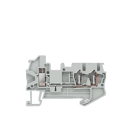 8WH2103-2BF00 SIEMENS Hybrid through-type terminal Screw and 2x spring-loaded connection Cross-section: 0.08..